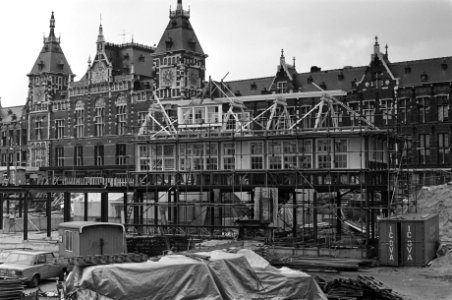 Heropbouw Noord Zuid Hollands koffiehuis voor Centraal Station in Amsterdam, Bestanddeelnr 930-7840