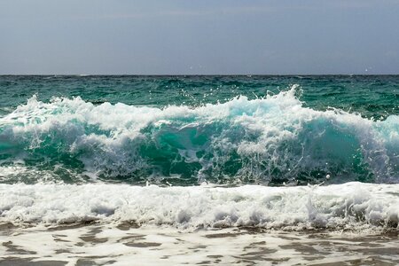 Spray sea nature