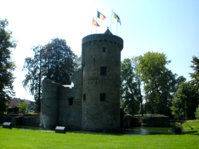 Herzele burcht vooraanzicht