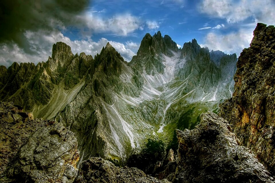 Italy alpine unesco world heritage