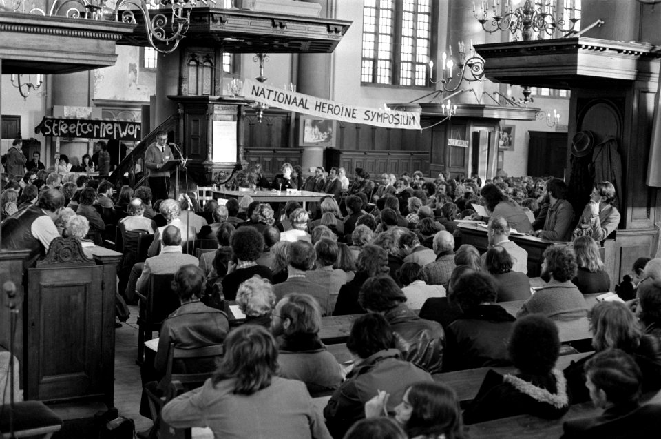 Heroinesymposium in Westerkerk in Amsterdam overzicht, Bestanddeelnr 929-4531