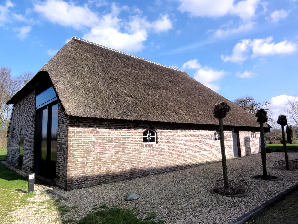 Hernen (Wijchen) Kasteellaantje 15 Vlaamse schuur Gem.Mon