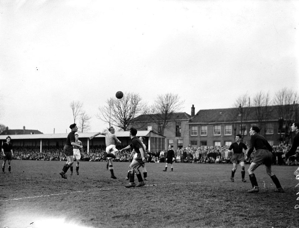 Hermes DVS tegen Haarlem 0-1. Spelmoment, Bestanddeelnr 902-6198