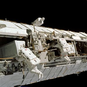 Iss space shuttle endeavor