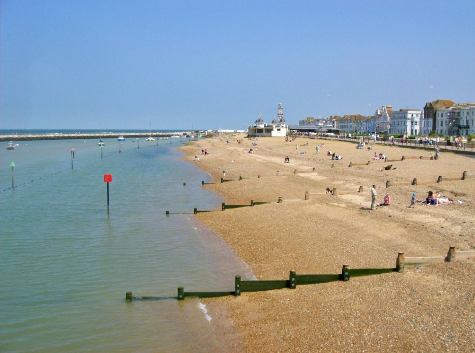 Herne Bay, the beach