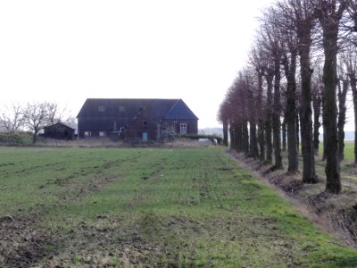 Hernen (Wijchen) Gordenaars 7 T-boerderij De Schebbelaar Gem.Mon