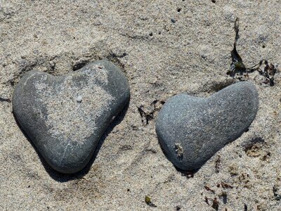 Sand love holiday photo