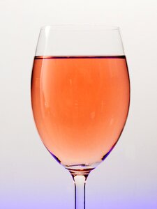 Wine glass alcohol bar photo