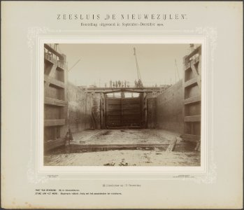 Herstelling uitgevoerd in september-december 1900. Middenkoker. Punt van opnemin, Bestanddeelnr 295