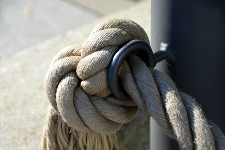 Barrier close up ship traffic jams photo