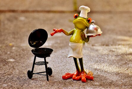 Figure funny barbecue