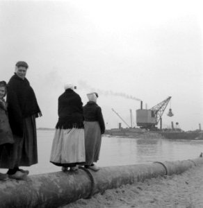 Het gat in de dijk bij Rammekens wordt gedicht, Bestanddeelnr 901-2119