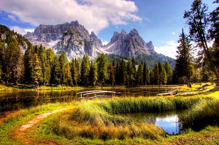 Italy alpine unesco world heritage