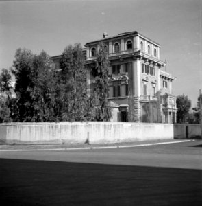 Het gebouw van het Pauselijk Nederlands College in Rome, Bestanddeelnr 191-1280