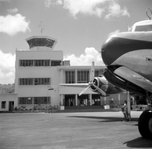 Het gebouw van vliegveld Hato op Curaçao, Bestanddeelnr 252-7672