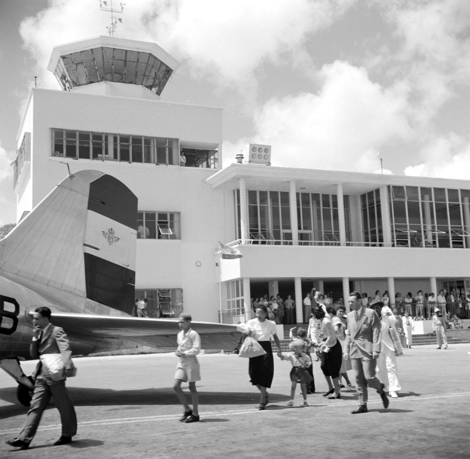 Het gebouw van vliegveld Hato op Curaçao, Bestanddeelnr 252-7670