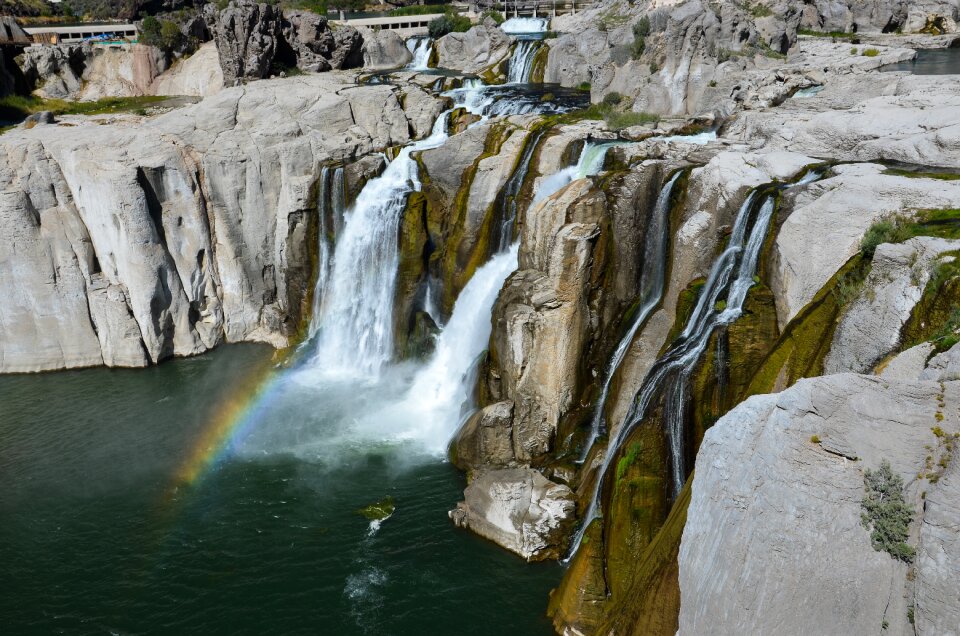 Nature waterfalls twin if