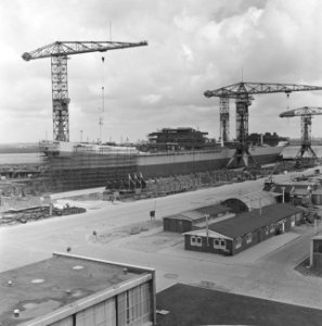 Het grootst gebouwde schip bij Verolme-werf, Bestanddeelnr 913-9288