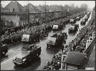 Het grote militaire défilé van landmacht, marine en luchtmacht t.g.v. de verjaar, Bestanddeelnr 047-0688