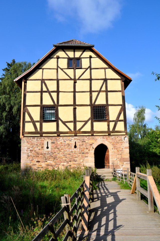Hessenpark, „Festes Haus“ aus Ransbach, Front