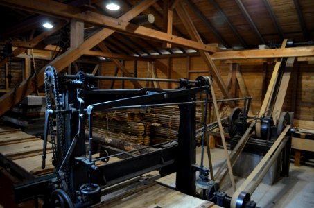 Hessenpark, Sägewerk aus Anspach, Innen (3)