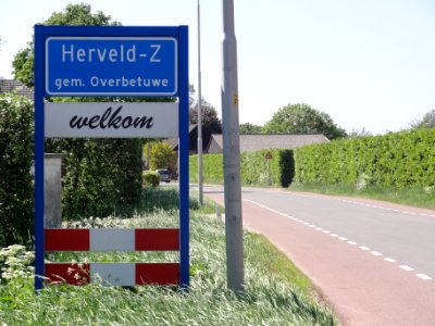 Herveld-Z (Overbetuwe) welkomstbord