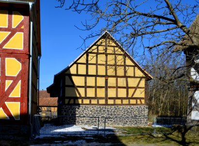 Hessenpark, Scheune aus Erda, Seitenansicht