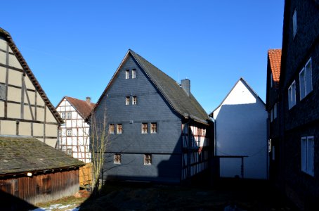 Hessenpark, Haus aus Hungen, Rückseite