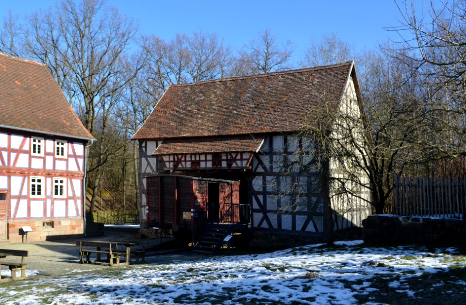 Hessenpark, Scheune aus Damshausen (1)