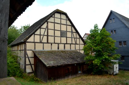 Hessenpark, Scheune aus Gottstreu (Rückseite)