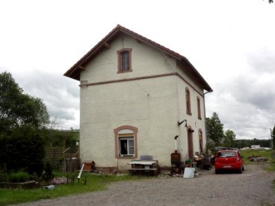 Hesse (Moselle) ancienne gare