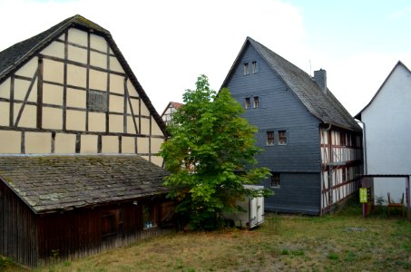 Hessenpark, Haus aus Hungen (Rückseite)