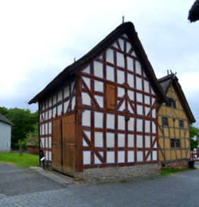 Hessenpark, Stallscheune aus Treisbach (1)