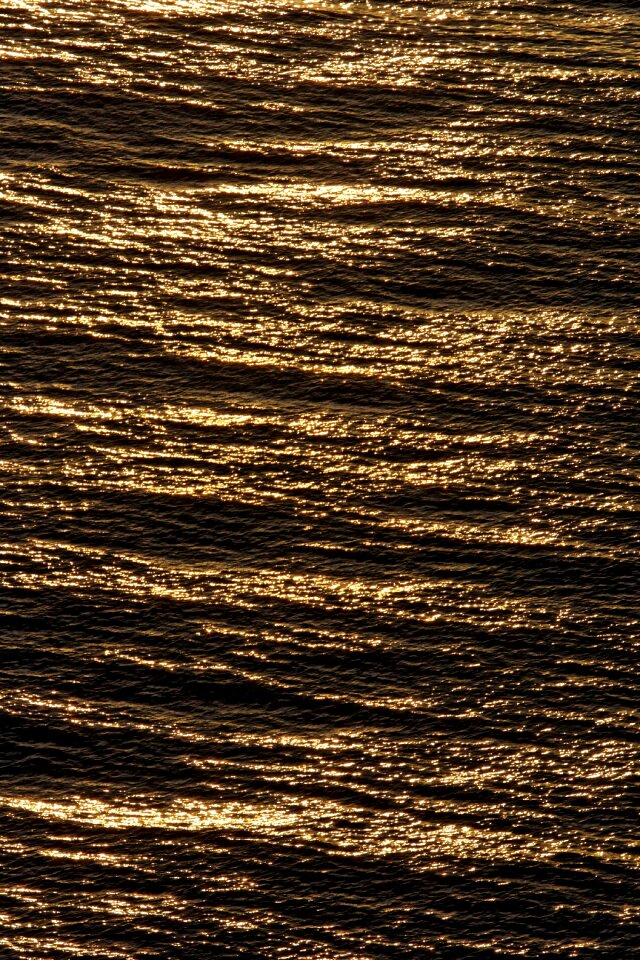 Ocean sunset calm