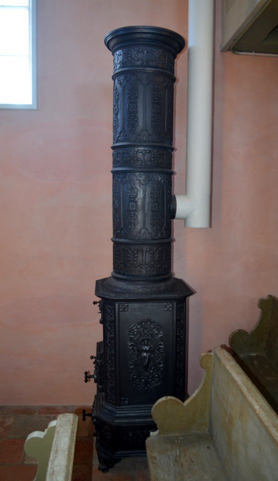 Hessenpark, Kirche aus Kohlgrund, Ofen