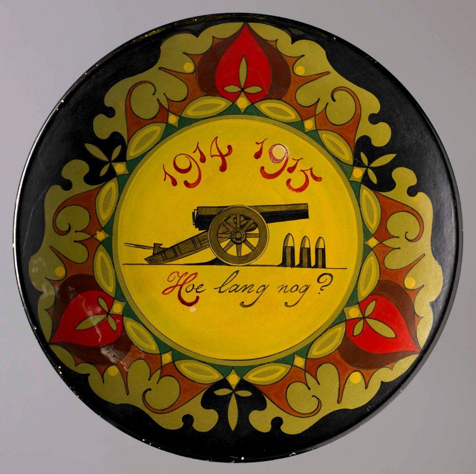 Herdenkingsbord nav 1 jaar WOI (1915), Société Céramique