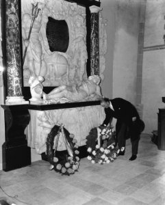 Herdenking sterfdag Witte de With te Rotterdam, Bestanddeelnr 909-9605