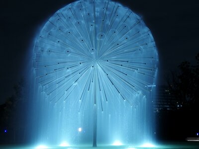 Dandelion houston sculpture
