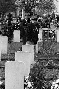 Herdenkingsdienst op Canadese erebegraafplaats in Groesbeek i.a.v. Prinses Margr, Bestanddeelnr 933-3199