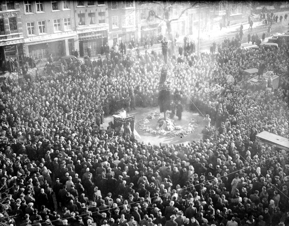 Herdenking Februaristaking, Bestanddeelnr 934-6678