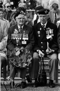 Herdenkingsdienst op Canadese erebegraafplaats in Groesbeek i.a.v. Prinses Margr, Bestanddeelnr 933-3200