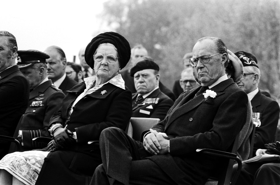 Herdenkingsplechtigheid op de Canadese erebegraafplaats in Groesbeek Prinses Ju, Bestanddeelnr 930-8169