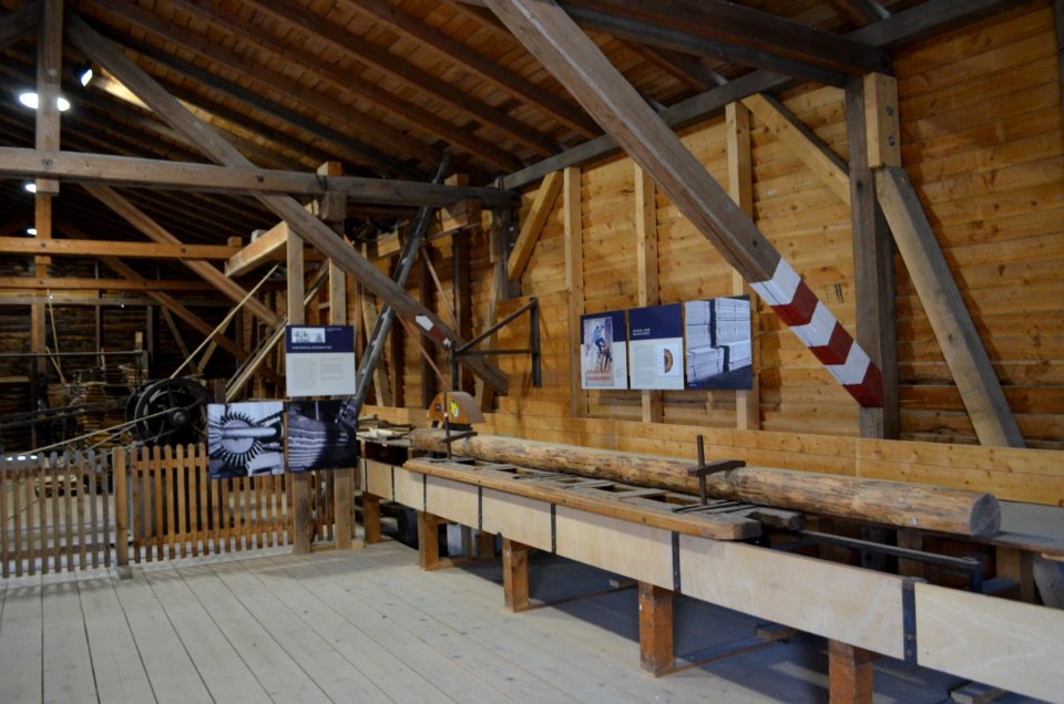 Hessenpark, Sägewerk aus Anspach, Innen (1)