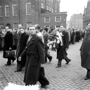 Herdenking februari-staking Amsterdam (herdenking Commandanten), Bestanddeelnr 904-9844