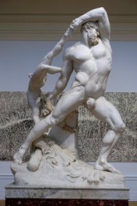 Hercules and Lychas by Antonio Canova, 1795-1815 - Galleria nazionale d'arte moderna - Rome, Italy - DSC05258