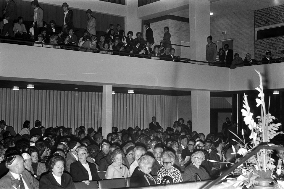 Herdenkingsdienst in synagoge van Liberaal Joodse gemeente te Amsterdam ivm o, Bestanddeelnr 925-8586