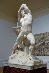 Hercules and Lychas by Antonio Canova, 1795-1815 - Galleria nazionale d'arte moderna - Rome, Italy - DSC05265