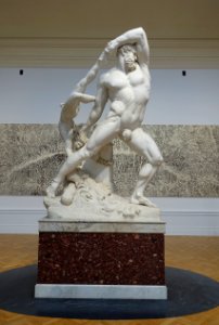 Hercules and Lychas by Antonio Canova, 1795-1815 - Galleria nazionale d'arte moderna - Rome, Italy - DSC05255