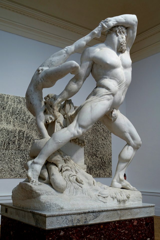 Hercules and Lychas by Antonio Canova, 1795-1815 - Galleria nazionale d'arte moderna - Rome, Italy - DSC05261