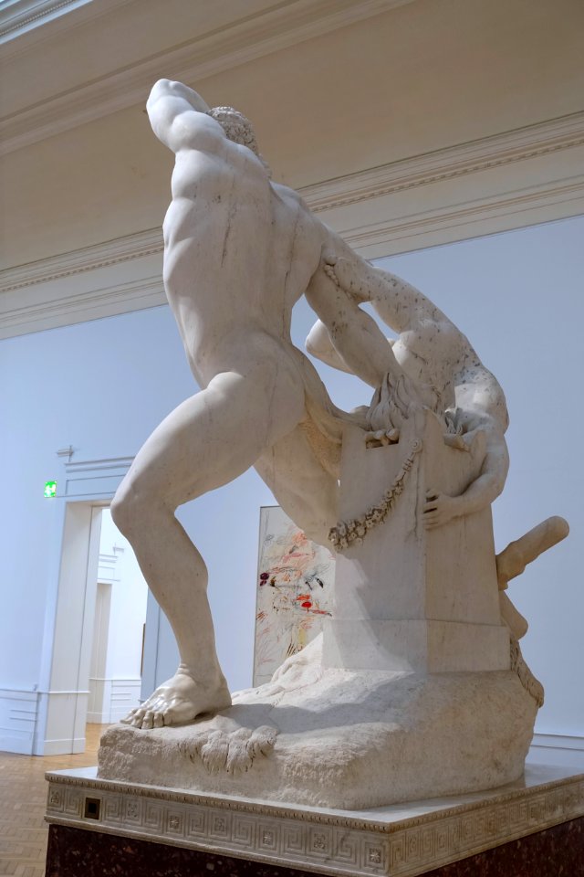Hercules and Lychas by Antonio Canova, 1795-1815 - Galleria nazionale d'arte moderna - Rome, Italy - DSC05268